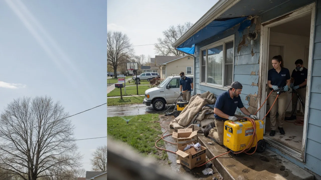Basement Flood Cleanup in Denton, MD near me